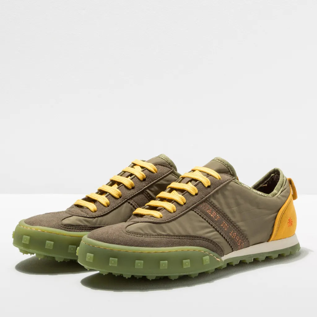 ART COMPANY - Basket Cross Sky - Kaki - Jaune