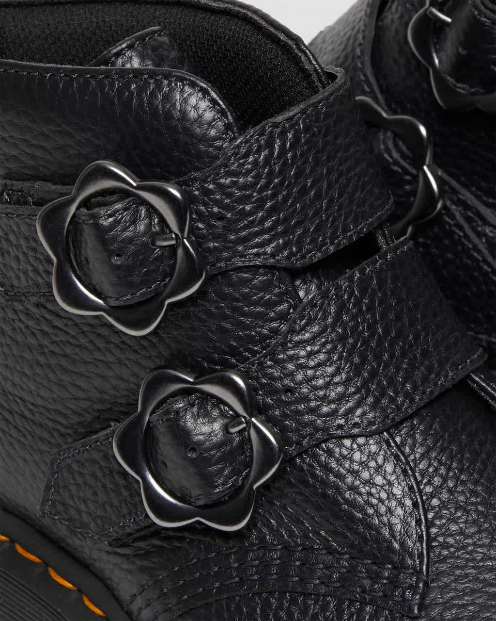 DR. MARTENS - Bottines DEVON FLEUR - Cuir NAPPA - Noir