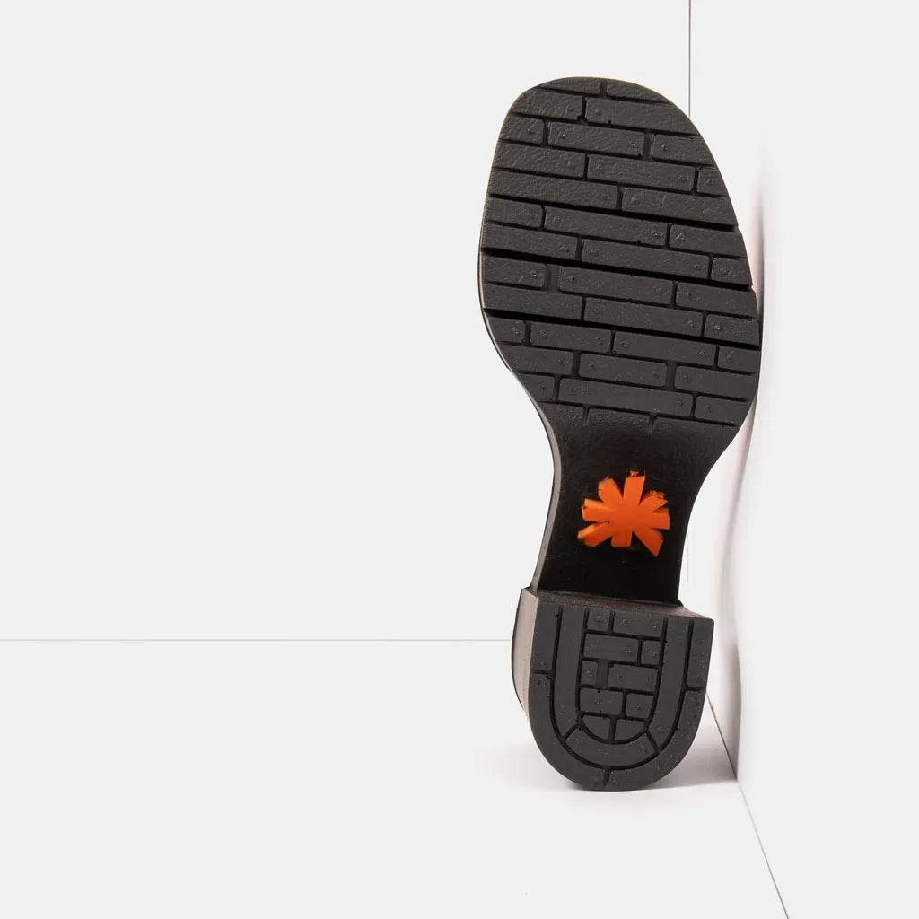ART COMPANY - Sandale Eivissa - Orange foncé
