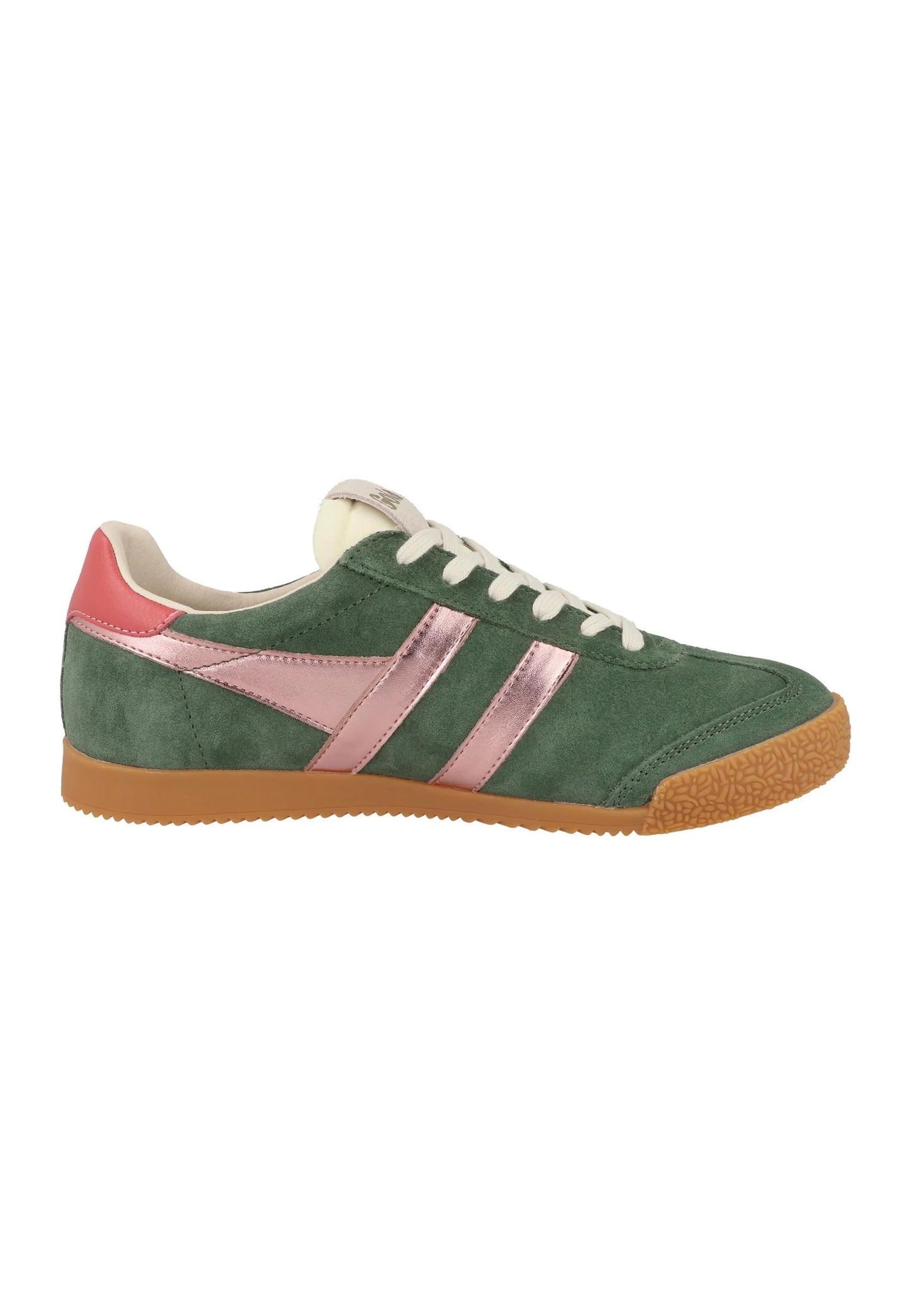 GOLA - Sneakers ELAN - Daim - GLITZ - Evergreen / Pink / Coral