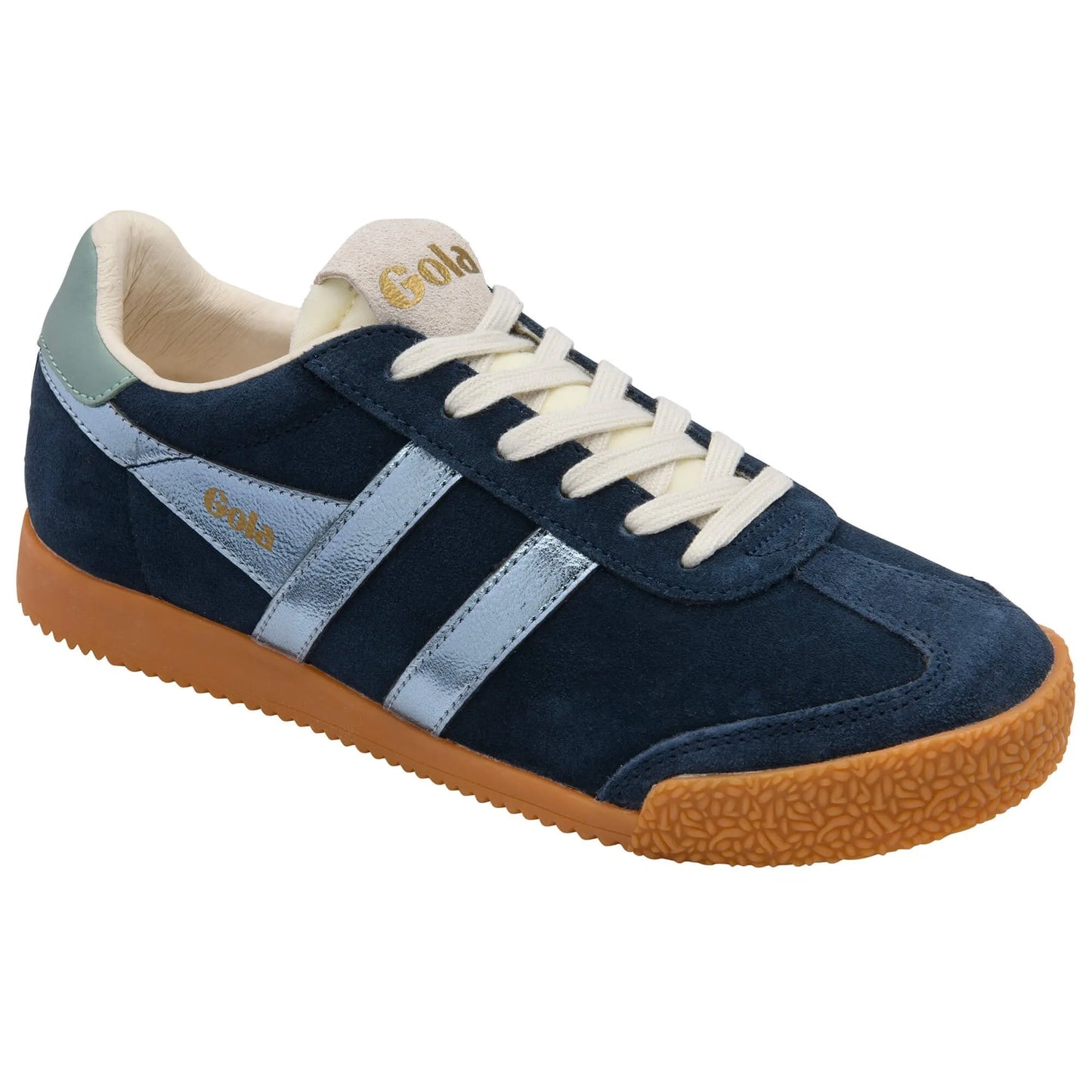 GOLA - Sneakers ELAN - Daim - GLITZ - Navy / Air / Green
