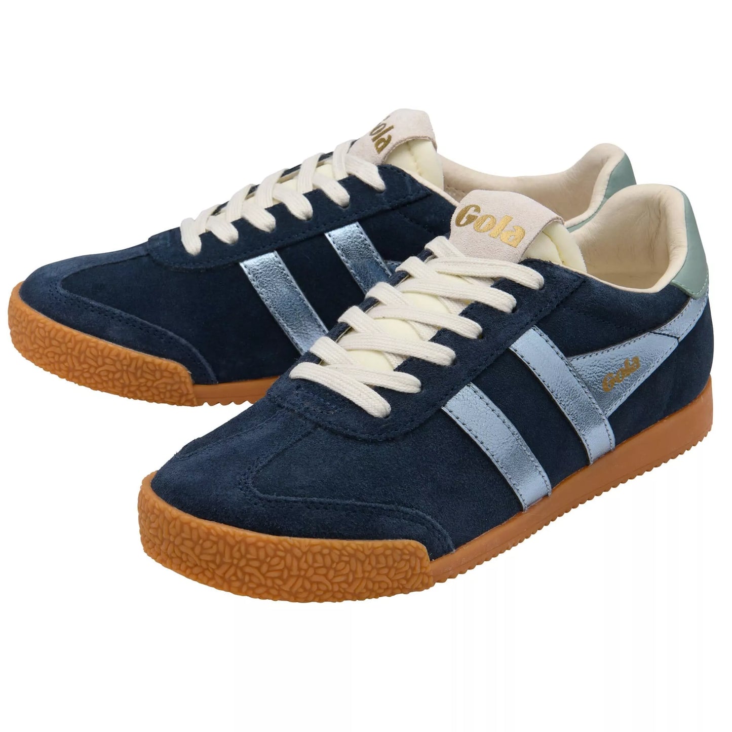 GOLA - Sneakers ELAN - Daim - GLITZ - Navy / Air / Green