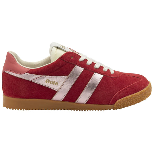 GOLA - Sneakers ELAN - Daim - GLITZ - Red / Pink / Coral