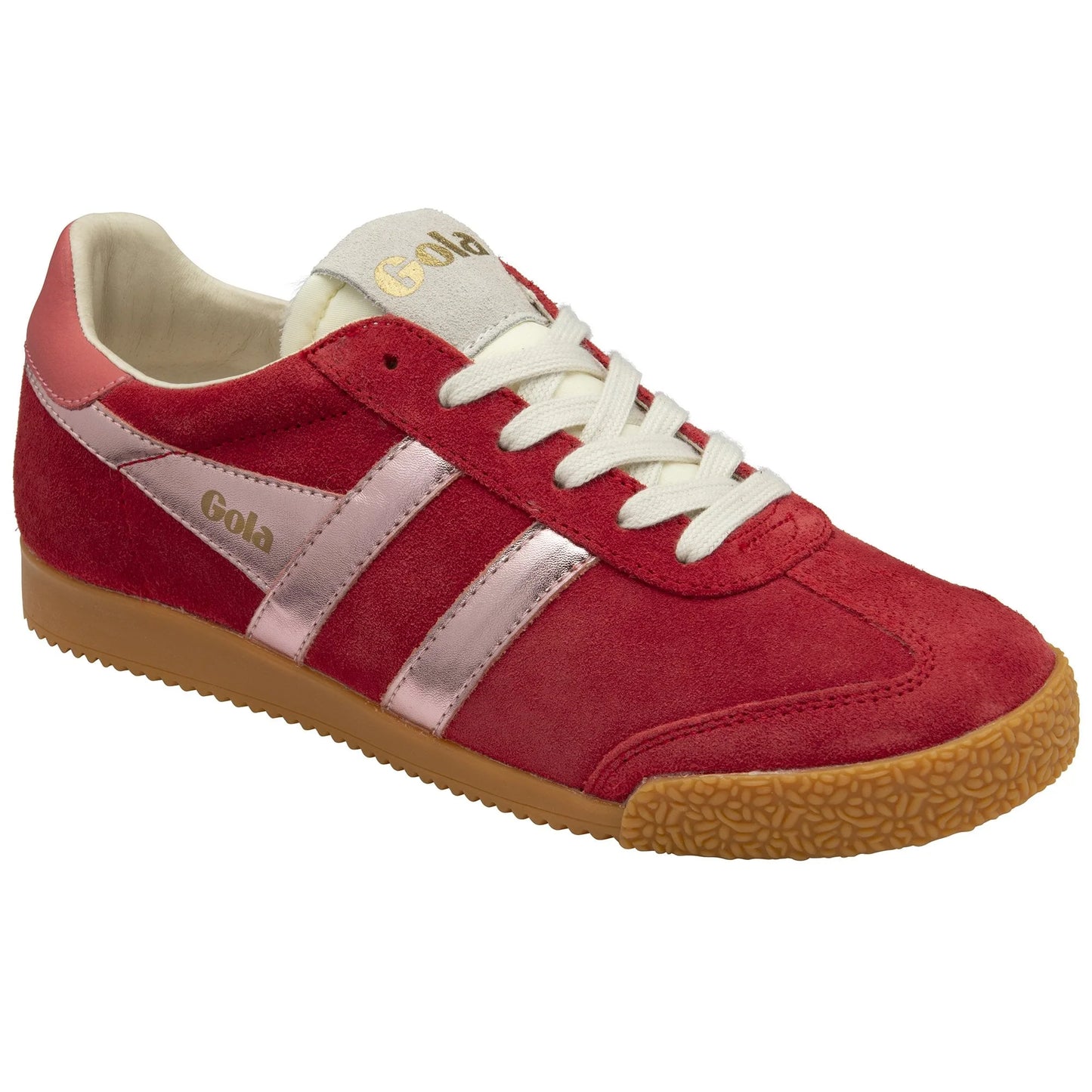 GOLA - Sneakers ELAN - Daim - GLITZ - Red / Pink / Coral