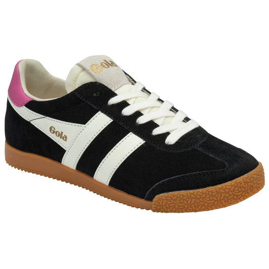 GOLA - Sneakers ELAN - Daim - black / offwhite / fushia