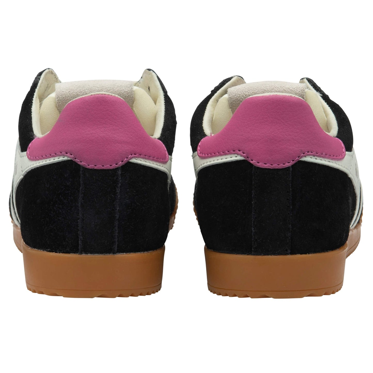 GOLA - Sneakers ELAN - Daim - black / offwhite / fushia