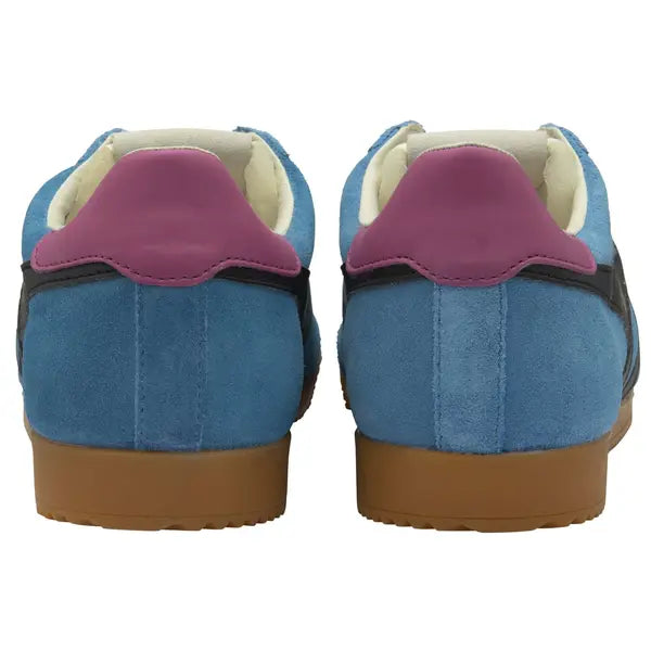 GOLA - Sneakers ELAN - Daim - bleu /  black  /  fushia
