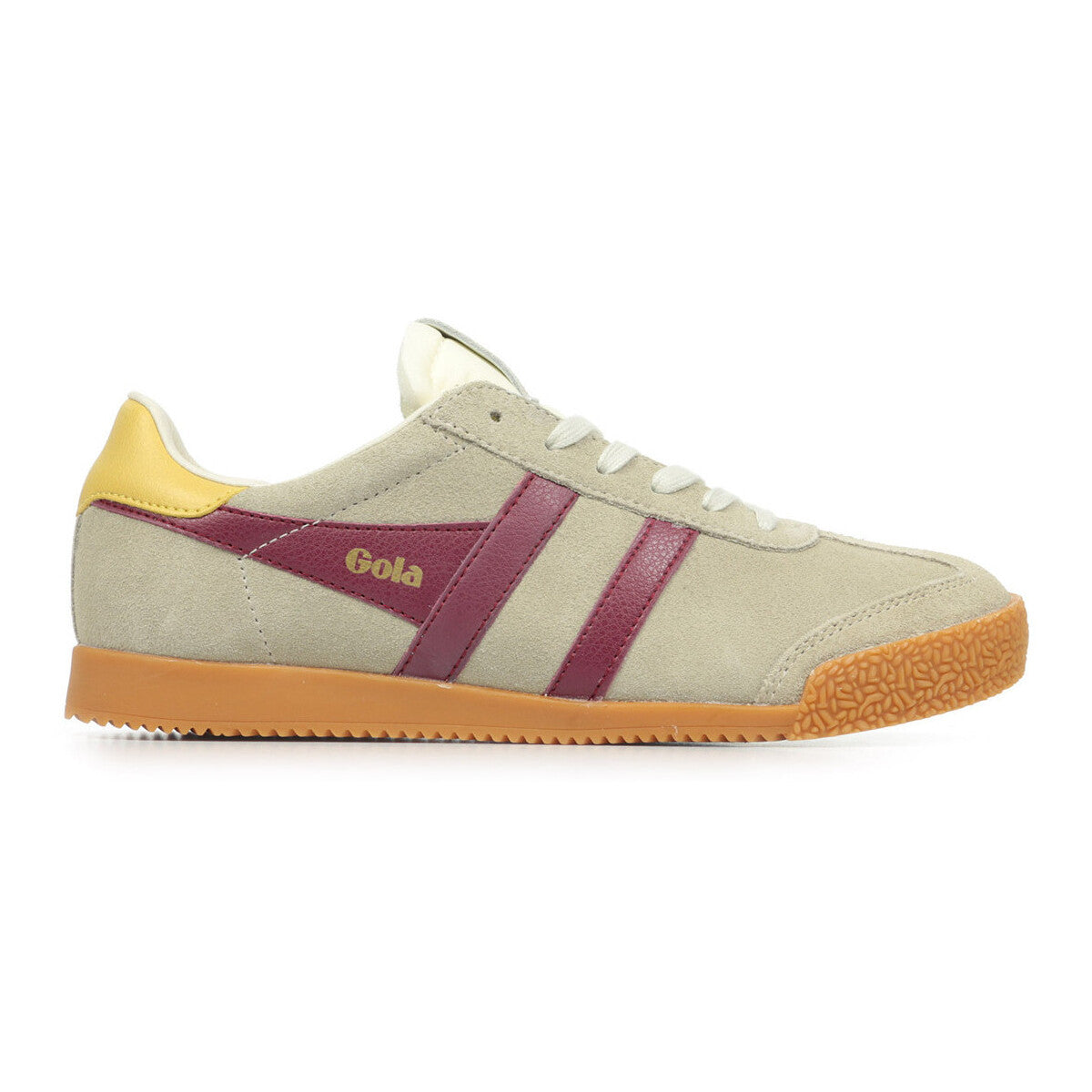 GOLA - Sneakers ELAN - Daim - Bone / Cerise / Pollen