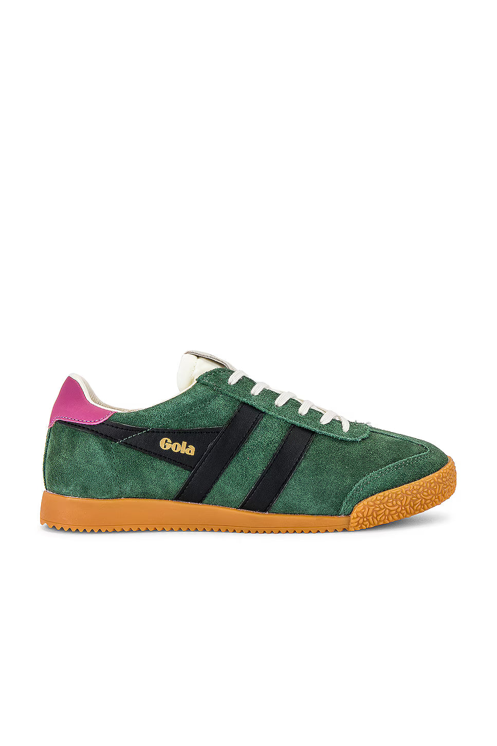 GOLA - Sneakers ELAN - Daim - fuchsia / black / evergreen