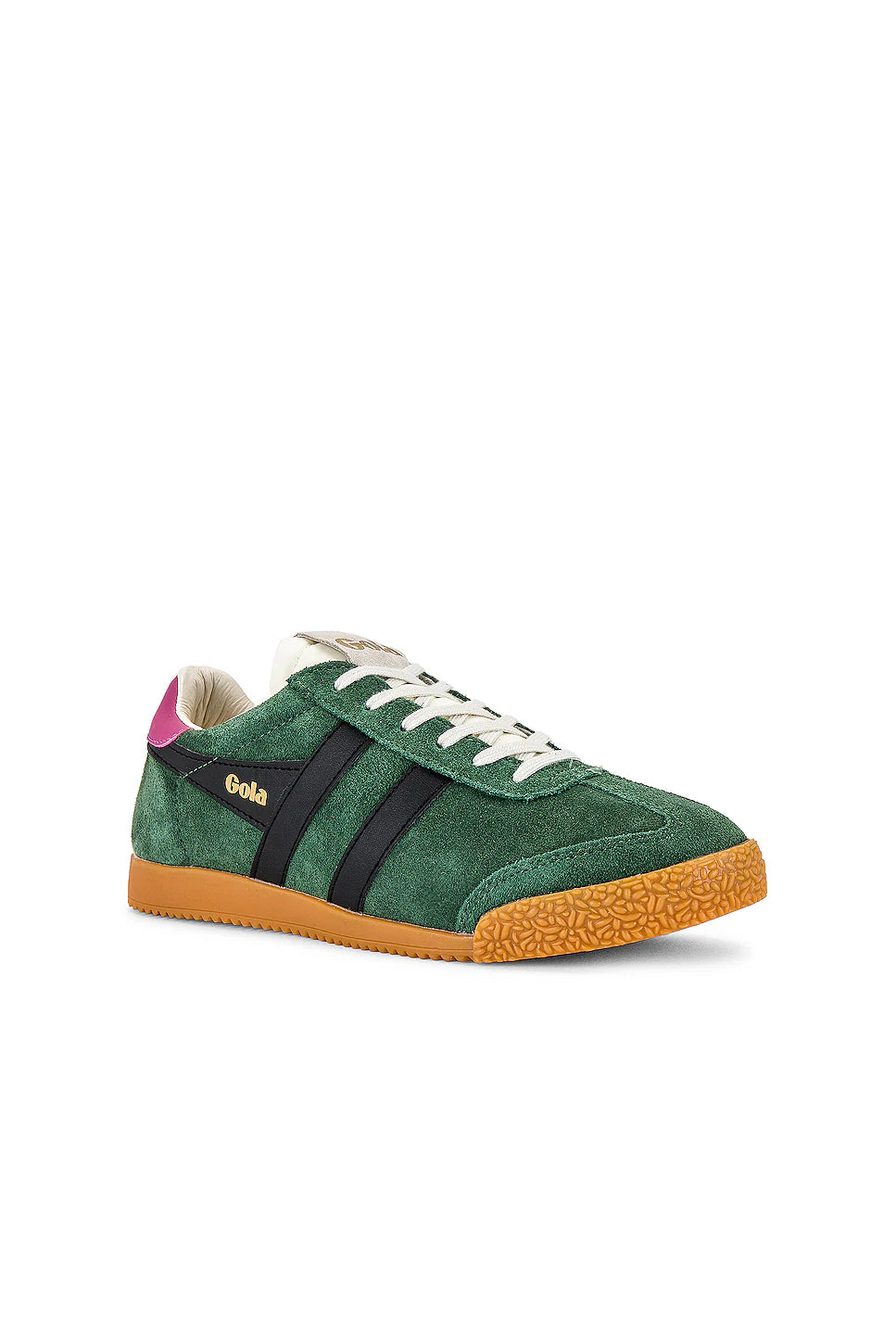 GOLA - Sneakers ELAN - Daim - fuchsia / black / evergreen