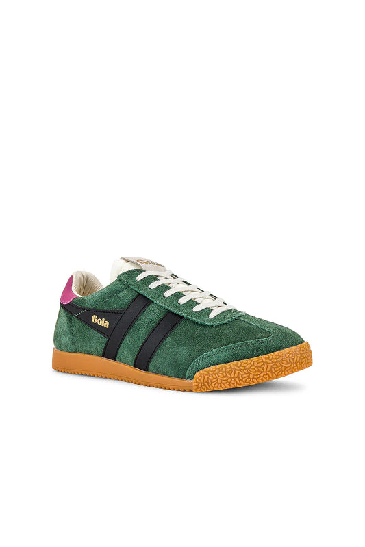 GOLA - Sneakers ELAN - Daim - fuchsia / black / evergreen