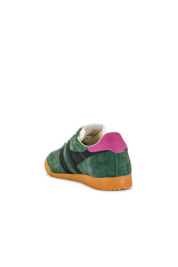 GOLA - Sneakers ELAN - Daim - fuchsia / black / evergreen