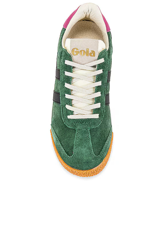 GOLA - Sneakers ELAN - Daim - fuchsia / black / evergreen