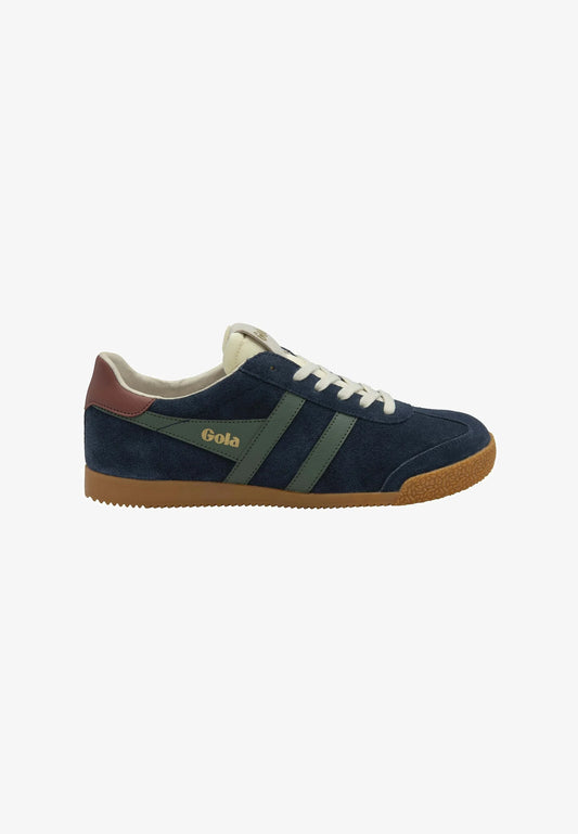 GOLA - Sneakers ELAN - Daim - Navy / Sage / Red