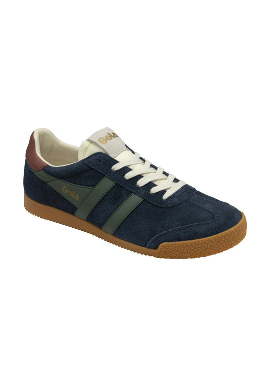 GOLA - Sneakers ELAN - Daim - Navy / Sage / Red