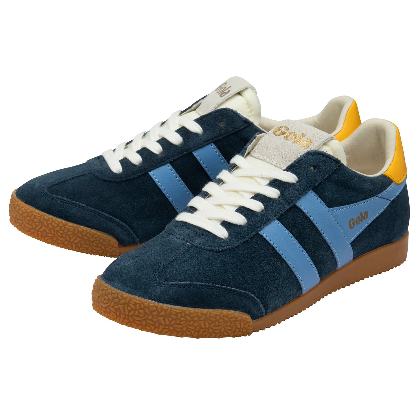 GOLA - Sneakers ELAN - Daim - Navy / Vista Blue / Sun
