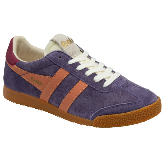 GOLA - Sneakers ELAN - Daim - Prune / Terracotta / Cerise