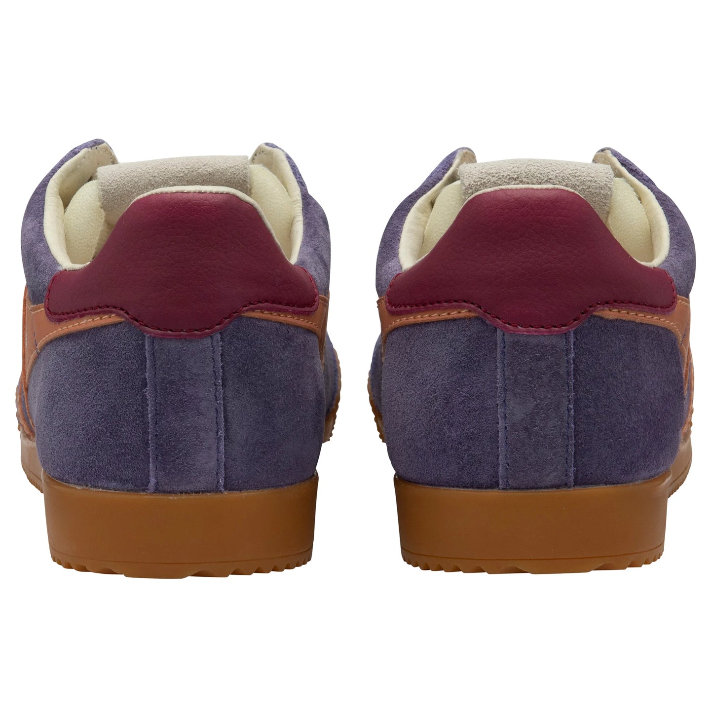 GOLA - Sneakers ELAN - Daim - Prune / Terracotta / Cerise
