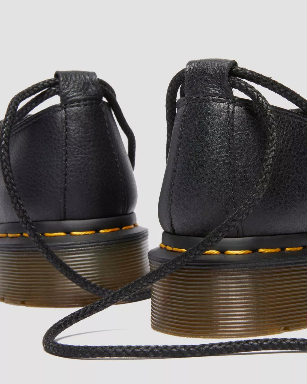 DR. MARTENS - Ballerines ELPHIE II - Cuir VIRGINIA - Noir