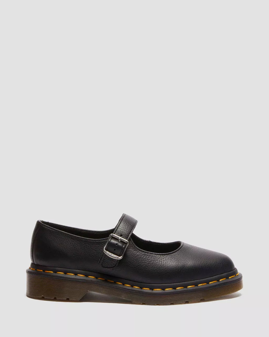 DR. MARTENS - Babies ELPHIE Marie Jeanne - Cuir VIRGINIA - Noir