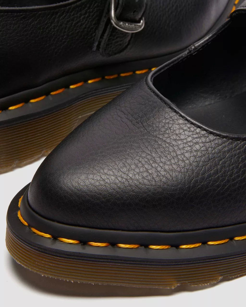 DR. MARTENS - Babies ELPHIE Marie Jeanne - Cuir VIRGINIA - Noir
