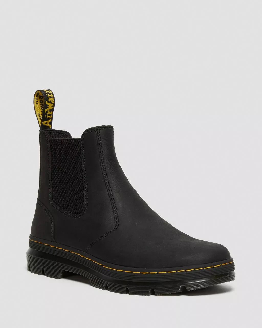 DR. MARTENS - Boots EMBURY - Cuir Wyoming - Noir