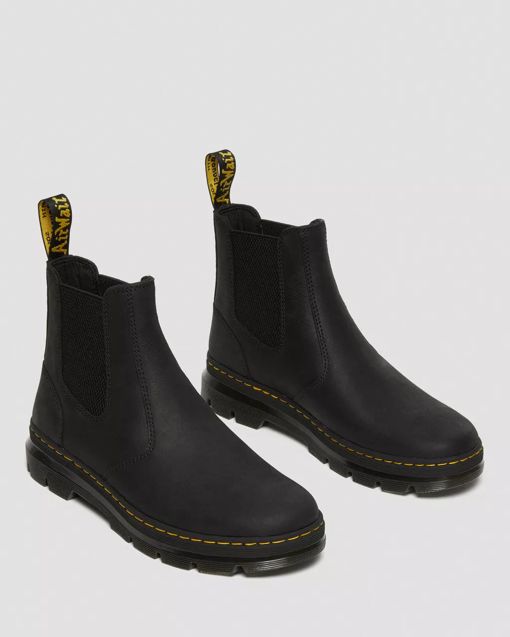 DR. MARTENS - Boots EMBURY - Cuir Wyoming - Noir