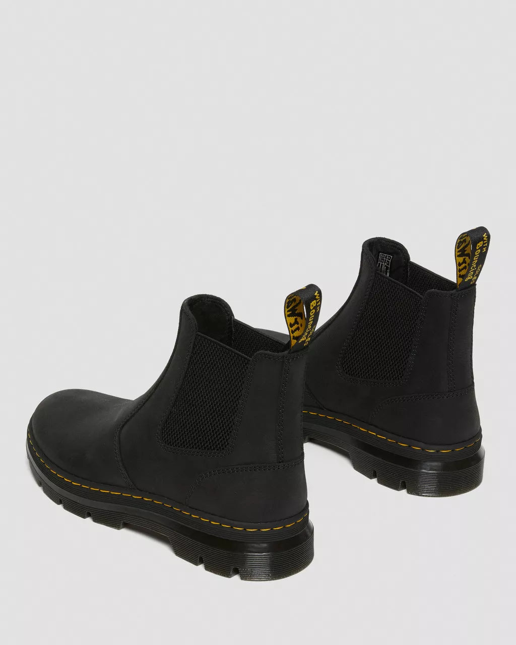 DR. MARTENS - Boots EMBURY - Cuir Wyoming - Noir