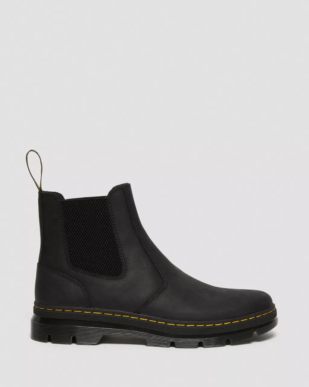 DR. MARTENS - Boots EMBURY - Cuir Wyoming - Noir