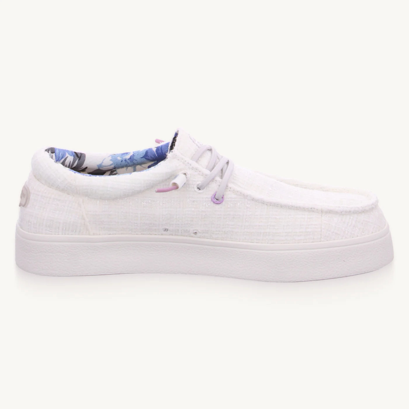 FUSION - Chaussures à lacets EMMA - Blanc brillant