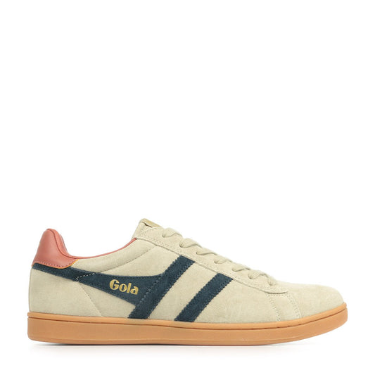 GOLA - Sneakers EQUIPE II - Cuir & Daim - Bone / Navy / Rust