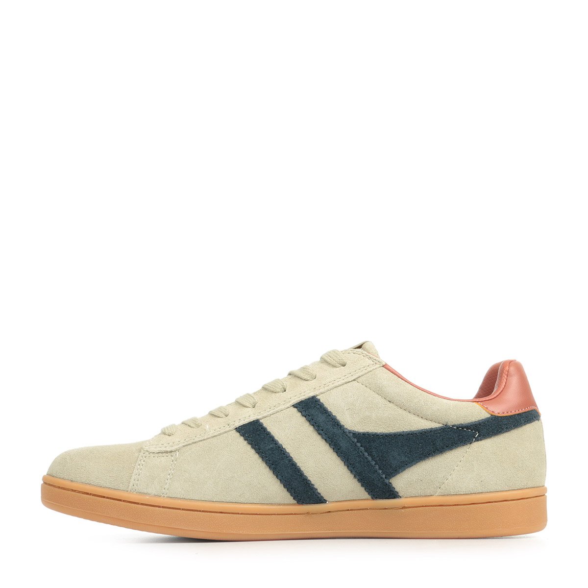 GOLA - Sneakers EQUIPE II - Cuir & Daim - Bone / Navy / Rust