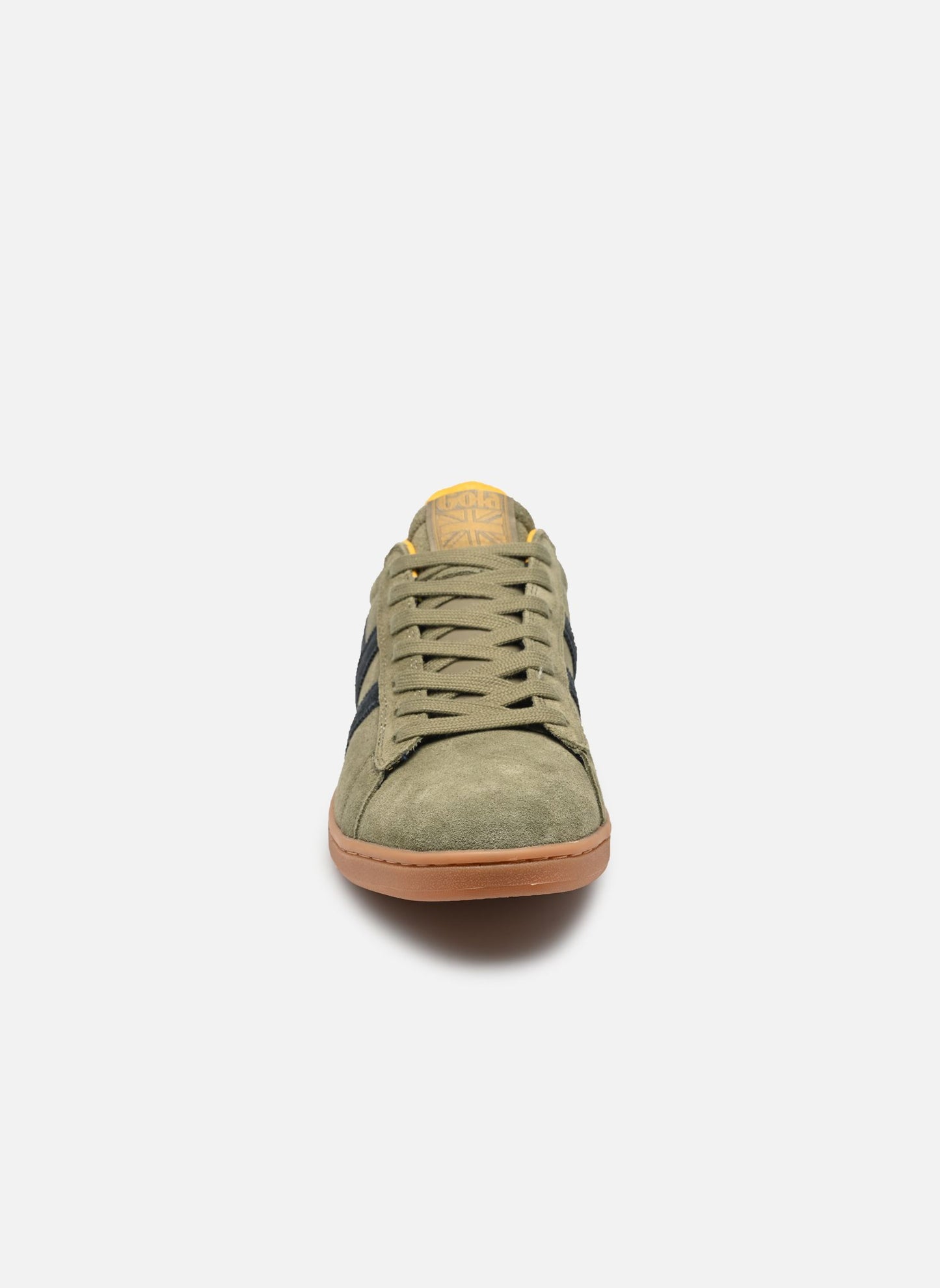 GOLA - Sneakers EQUIPE II - Cuir & Daim - Khaki / Navy / Sun