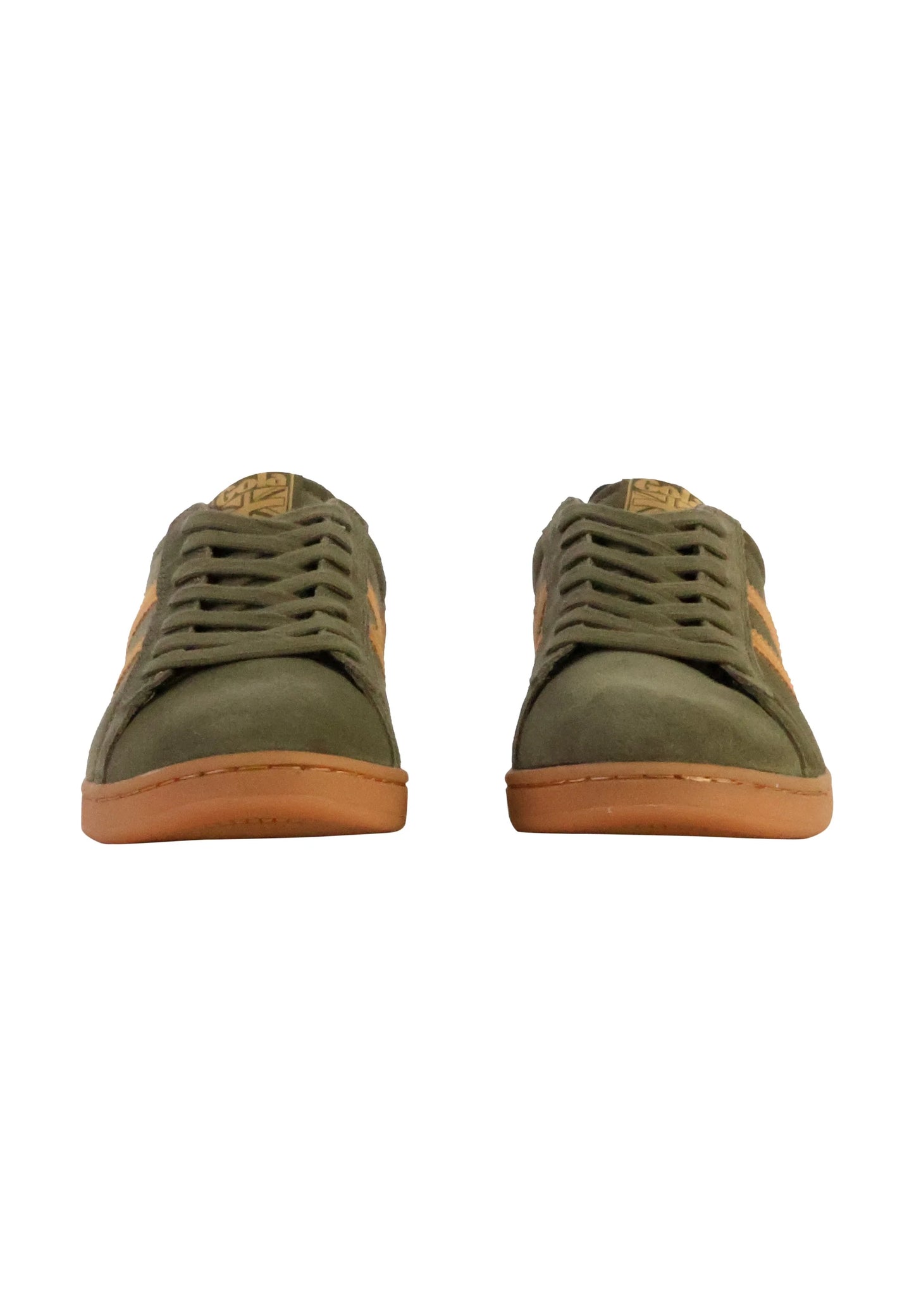 GOLA - Sneakers EQUIPE II - Cuir & Daim - Khaki / Tobacco / Black