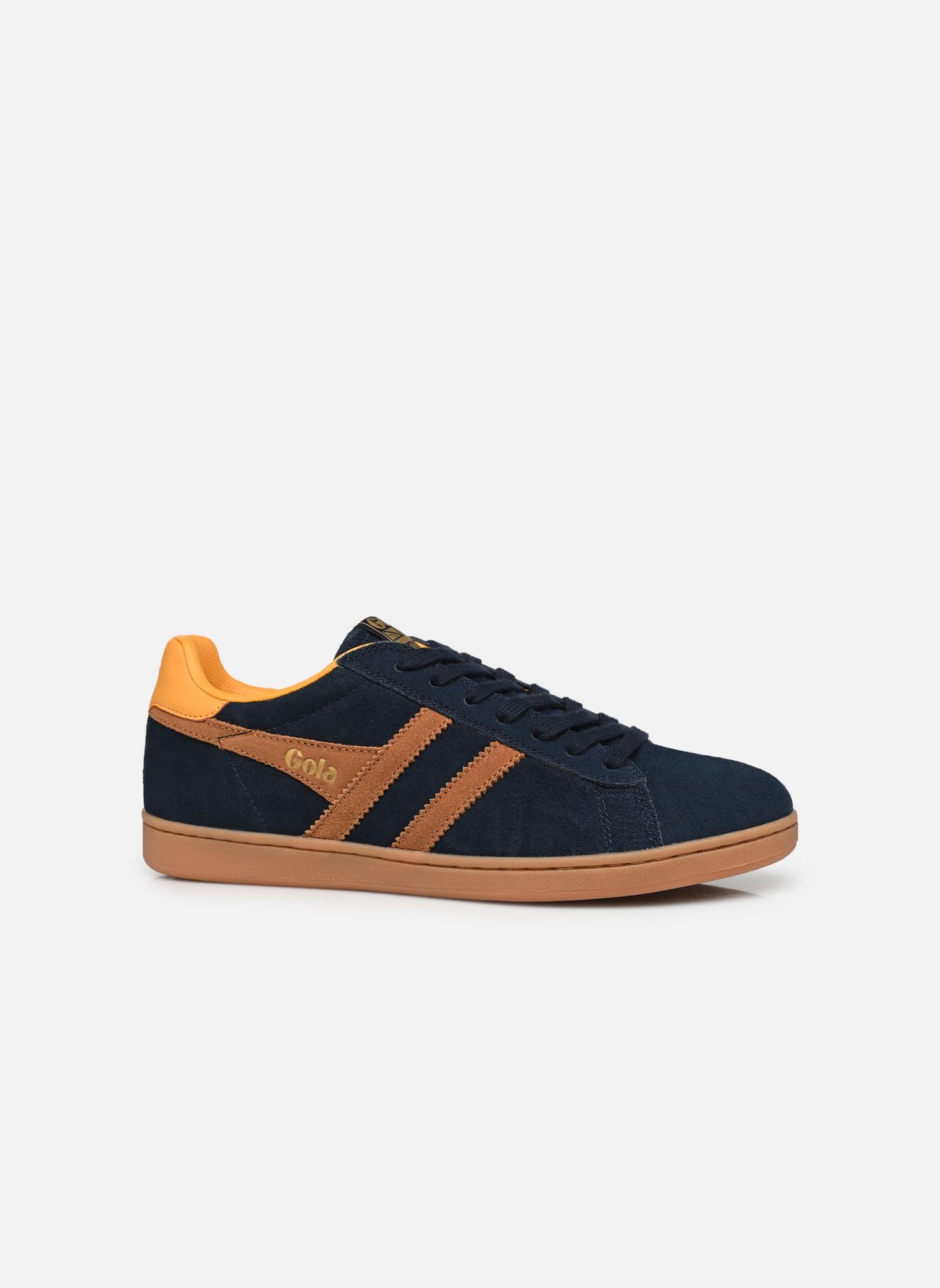 GOLA - Sneakers EQUIPE II - Cuir & Daim - Navy / Ginger / Sun