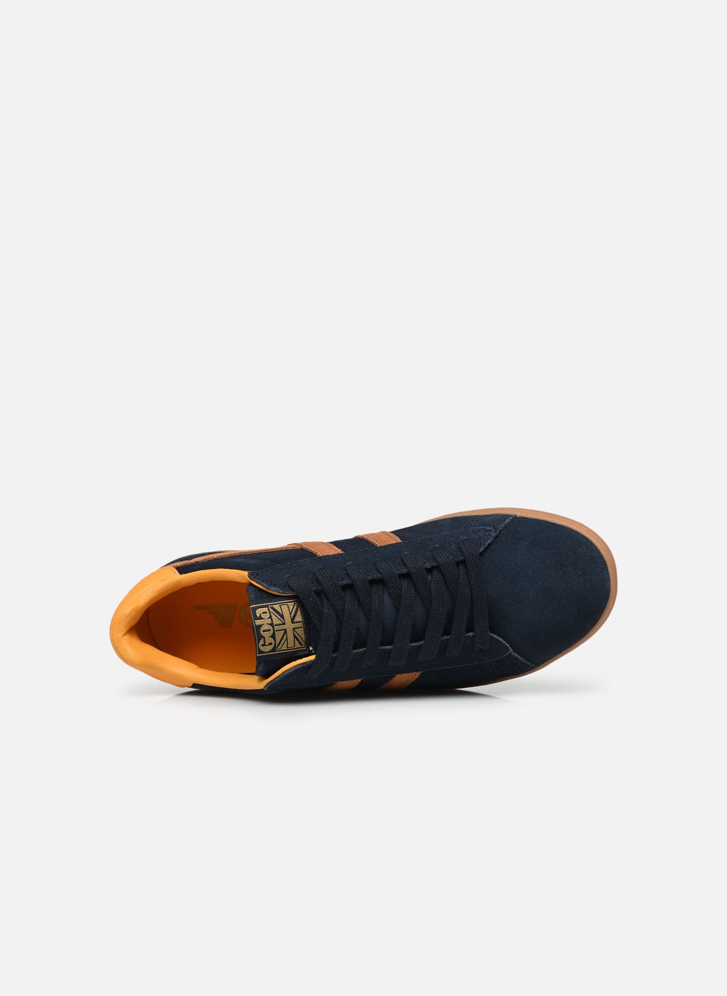 GOLA - Sneakers EQUIPE II - Cuir & Daim - Navy / Ginger / Sun