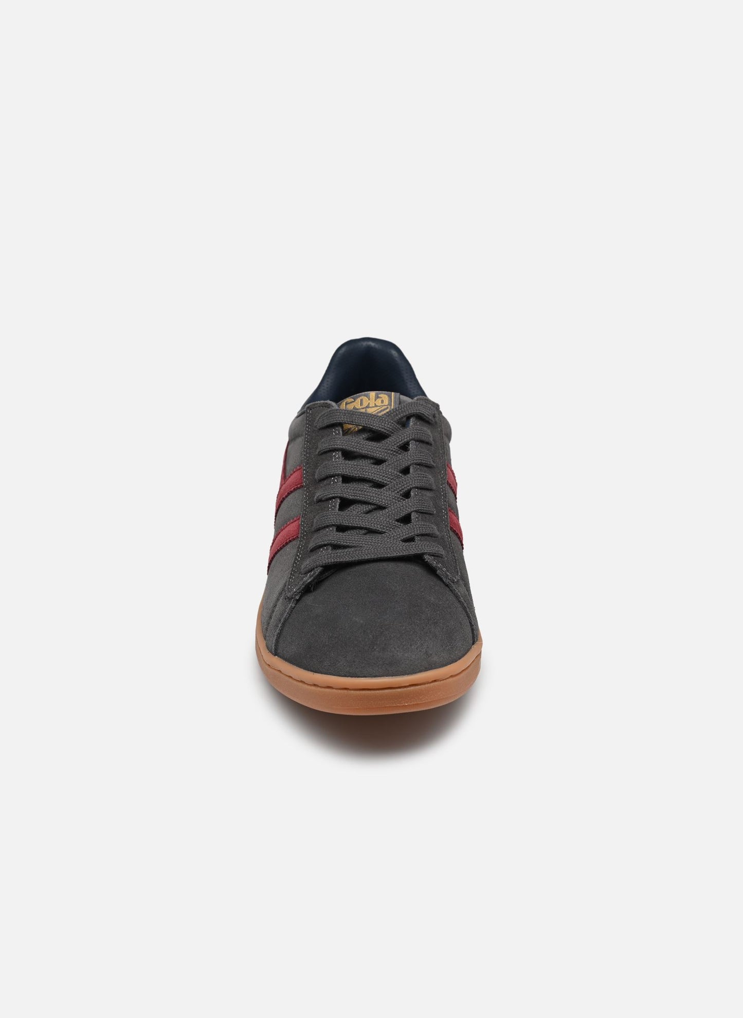GOLA - Sneakers EQUIPE II - Cuir & Daim - Storm / Burgundy / Navy