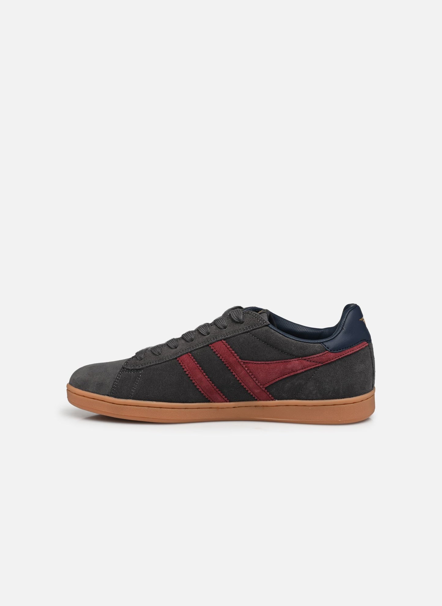 GOLA - Sneakers EQUIPE II - Cuir & Daim - Storm / Burgundy / Navy