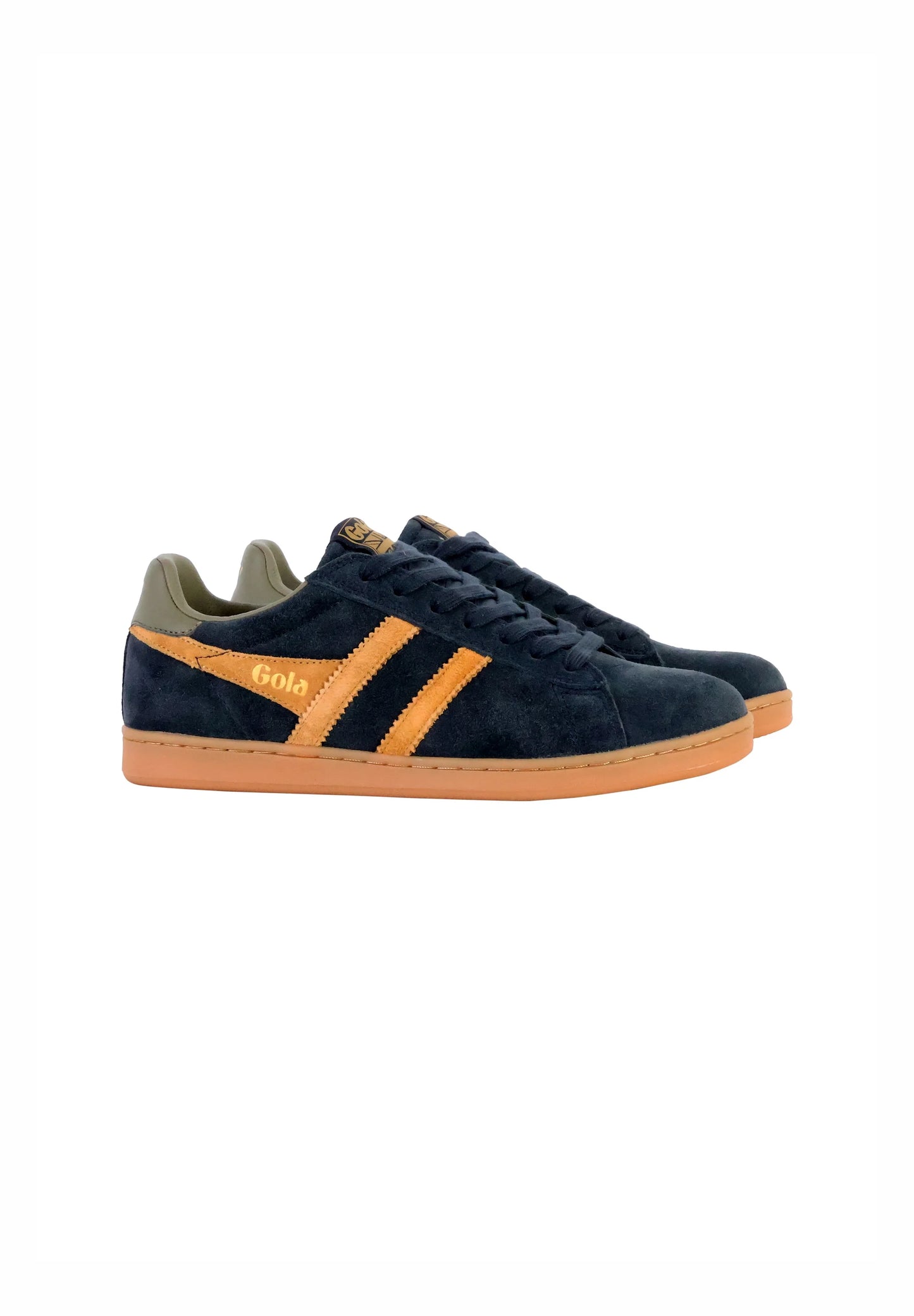GOLA - Sneakers EQUIPE - Daim - Navy / Tobacco / Kaki