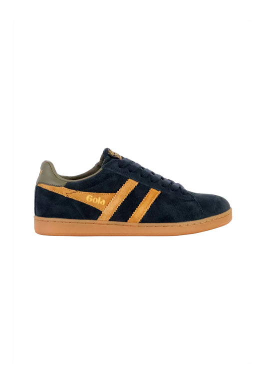 GOLA - Sneakers EQUIPE - Daim - Navy / Tobacco / Kaki