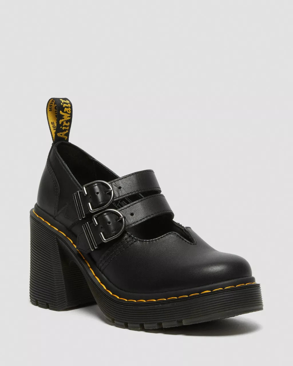 DR. MARTENS - Babies EVIEE - Cuir Nappa - Noir