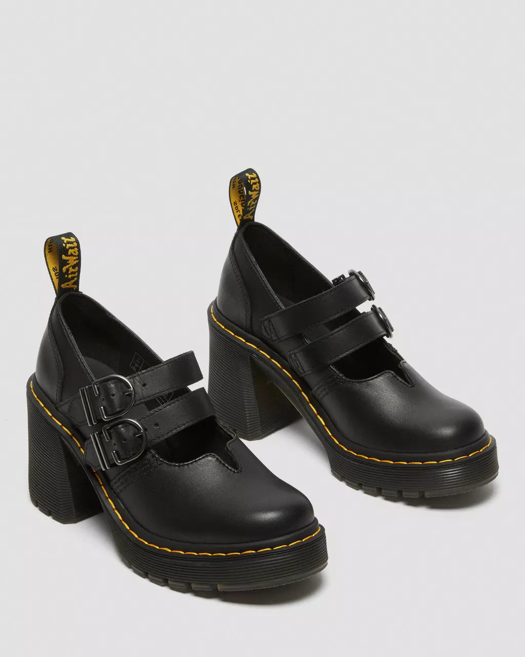 DR. MARTENS - Babies EVIEE - Cuir Nappa - Noir