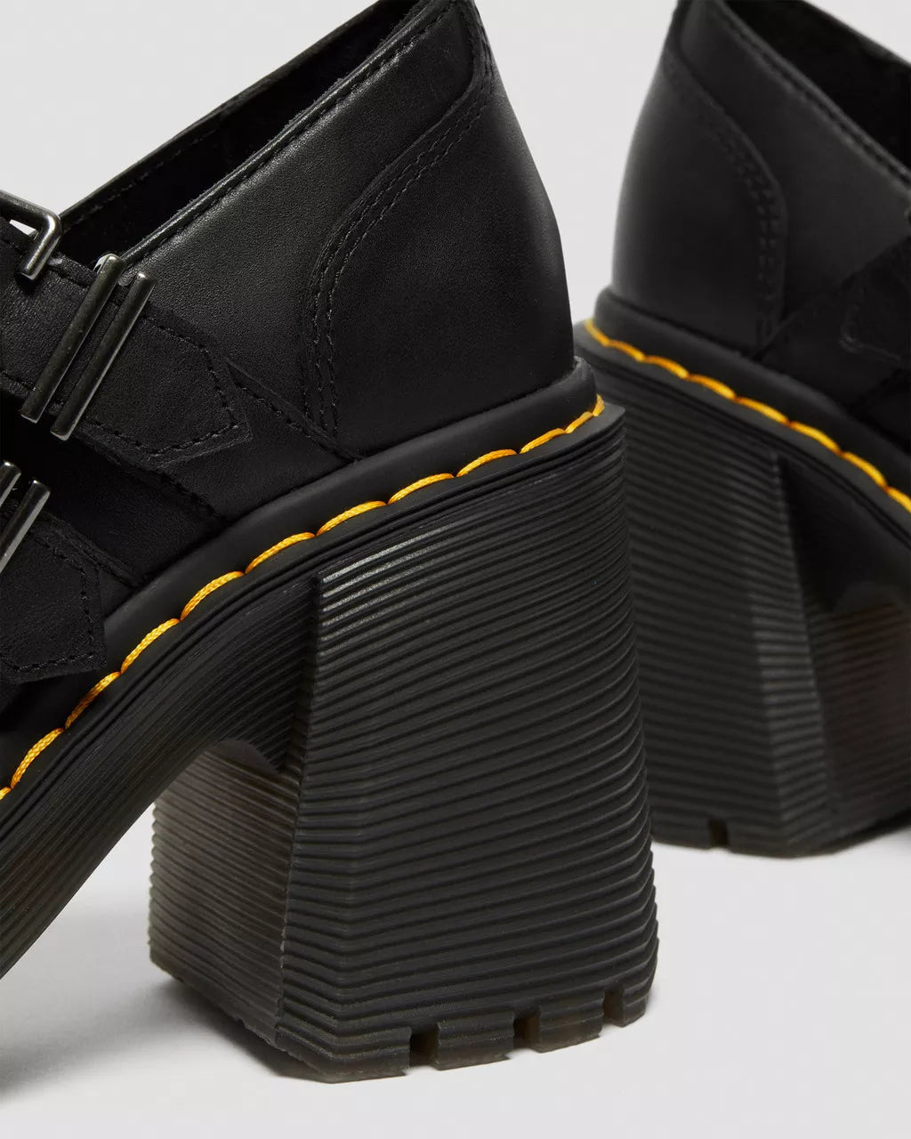 DR. MARTENS - Babies EVIEE - Cuir Nappa - Noir