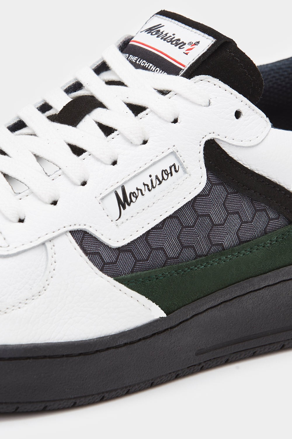 MORRISON - Sneakers EXPLORER - Noir/blanc/vert