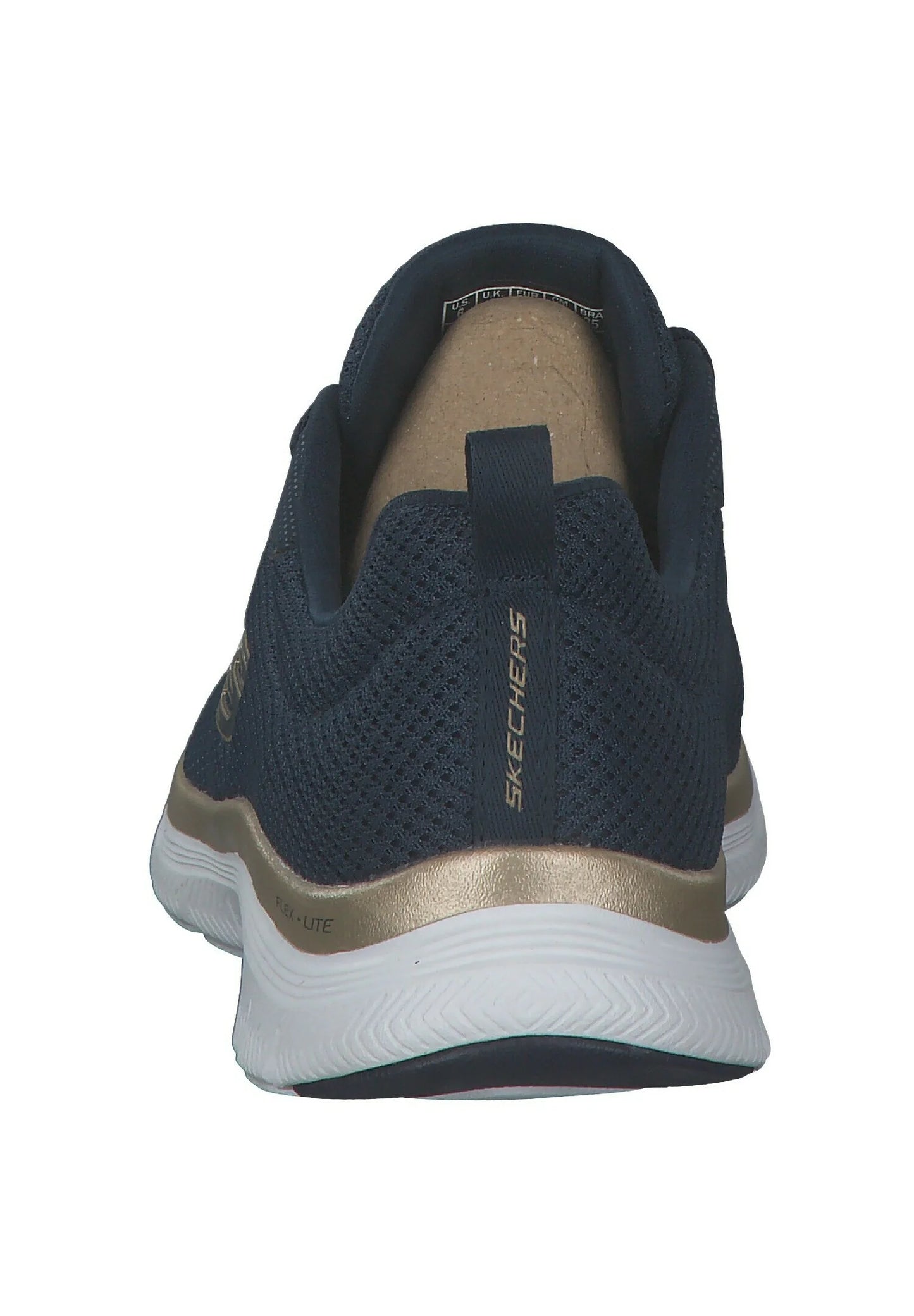 SKECHERS - Basket FLEX APPEAL - Navy/gold