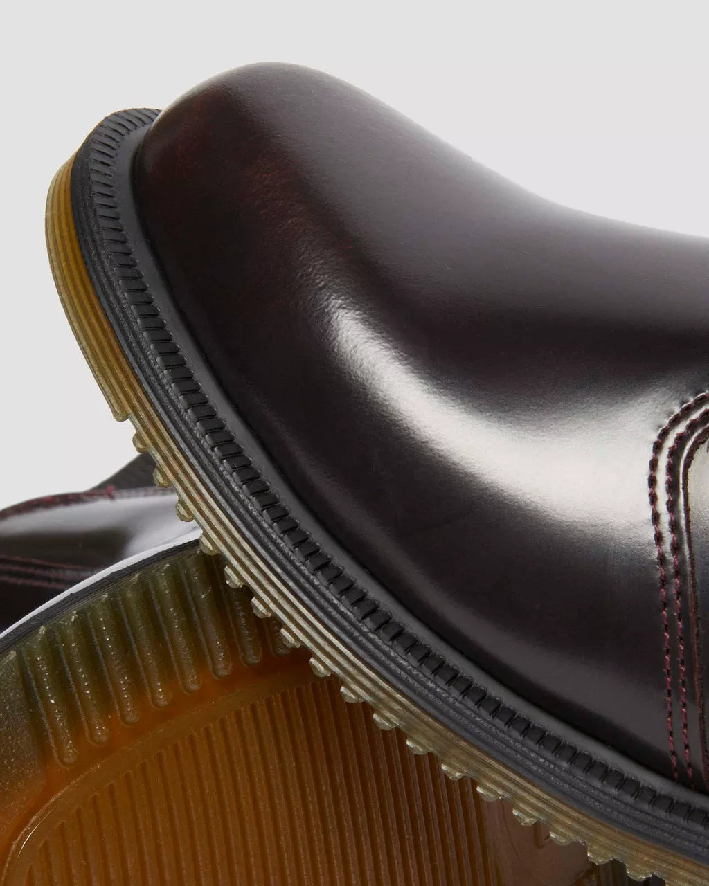DR. MARTENS - Boots Chelsea FLORA ARCADIA - Rouge cerise