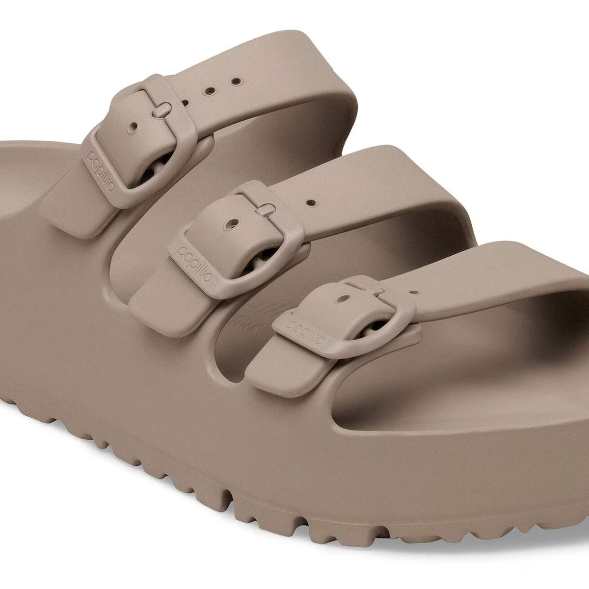 BIRKENSTOCK - Sandales FLORIDA EVA PLATFORM - Gray taupe