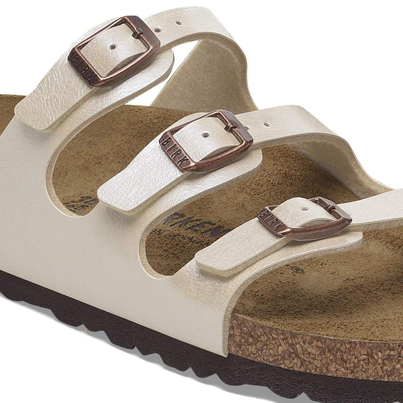 BIRKENSTOCK - Mule FLORIDA - Graceful pearl white