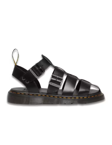 DR. MARTENS - Sandales GARIN - Cuir - Noir