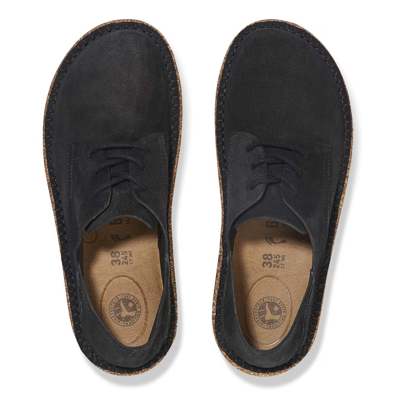 BIRKENSTOCK - Basket GARY Suède - Noir